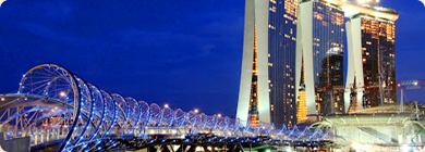 濱海灣金沙娛樂城(螺旋橋+LV旗艦店)